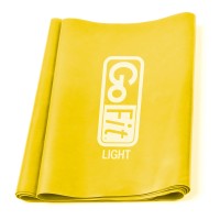 GoFit GF-SFB-L Single Latex-Free Flat Band (Light/Yellow)